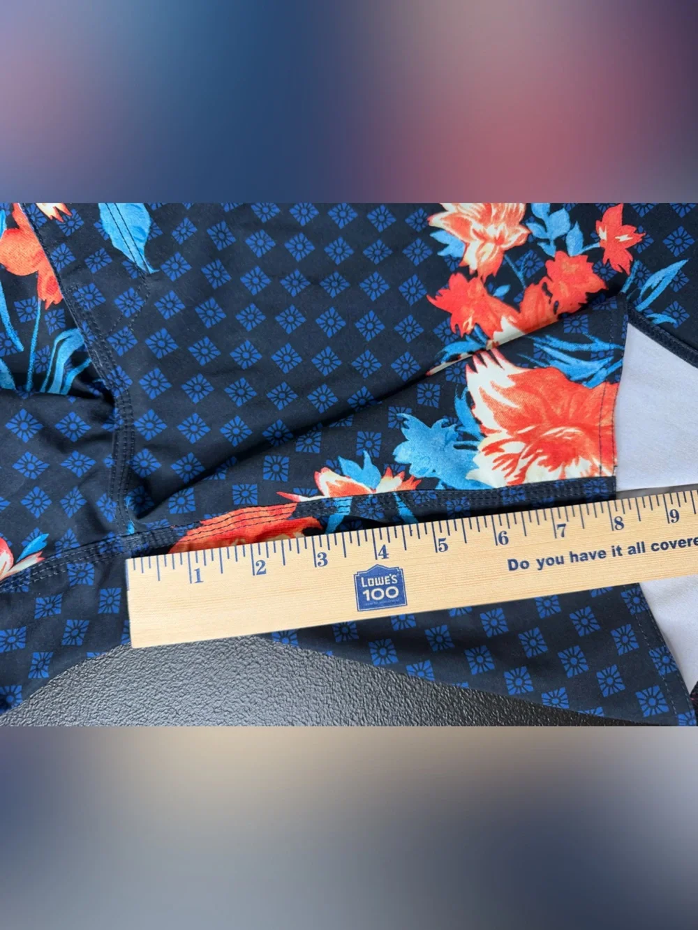 Billabong Board Shorts Mens Size 32 blue Hawaiian floral stretch